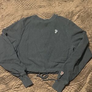 PINK- crop sweatshirt